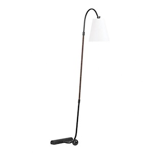 Holliston - 1 Light Floor Lamp-64 Inches Tall and 13 Inches Wide
