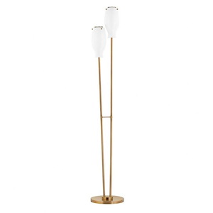 Geyser - 2 Light Floor Lamp-68 Inches Tall and 12 Inches Wide