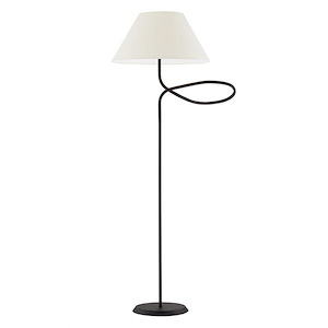 Fillea - 1 Light Floor Lamp-67.5 Inches Tall and 28.5 Inches Wide