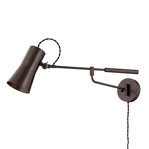 Novel - 1 Light Plug-in Wall Sconce-7.75 Inches Tall and 4.75 Inches Wide