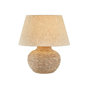 Malik - 1 Light Table Lamp-21.75 Inch Tall and 20 Inch Wide