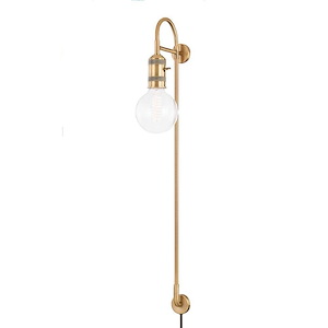 Dean - 1 Light Portable Wall Sconce-35.5 Inches Tall and 5 Inches Wide