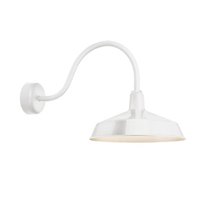 Essentials by Troy TRM Ezra-1 Light Wall Sconce with Large Loop Arm-16 Inches Wide by 19 Inches High