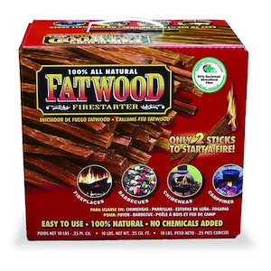 10 Inch Fatwood in Color Carton