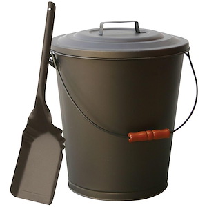 Ash Bin with Lid And Shovel