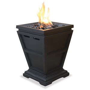 Uniflame - 25 Inch Liquid Propane Gas Outdoor Small Fireplace