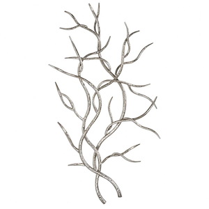 Silver Branches - 36.63 inch Wall Art (Set of 2)
