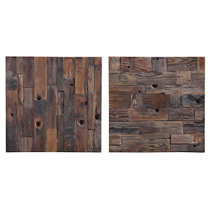 Astern - 20 inch Wood Wall Decor (Set of 2)