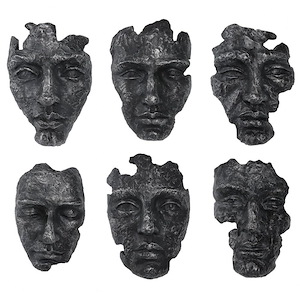Self-Portrait - Wall Decor (Set of 6)-14 Inches Tall and 9.63 Inches Wide