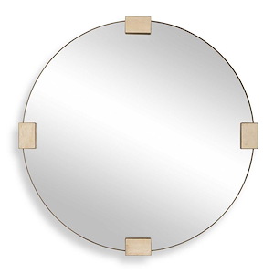 Russo - Round Mirror-36.38 Inch Tall and 36.38 Inch Wide - 1393649