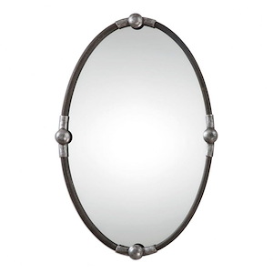 Carrick  - 32.25 inch Oval Mirror - 21.5 inches wide by 2.25 inches deep
