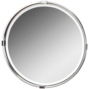 Tazlina  - 29.5 inch Round Mirror - 29.5 inches wide by 2 inches deep