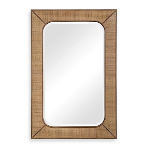 Tahiti - 42 Inch Rectangular Rattan Mirror