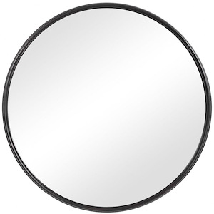 Belham - 34.88 Inch Round Mirror