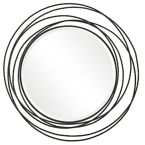 Whirlwind - 39.37 Inch Round Mirror - 1047661