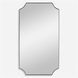 Lennox  - 40.13 Inch Scalloped Corner Mirror