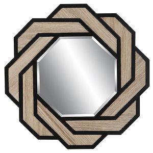 Continuity - Modern Mirror-36.25 Inches Tall and 36.25 Inches Wide