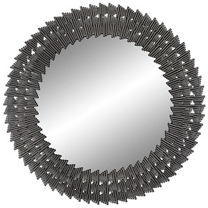 Illusion - Round Mirror In Modern Style-44.88 Inches Tall and 44.88 Inches Wide