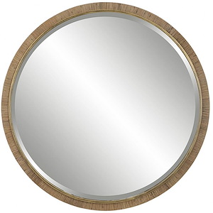 Paradise - Round Mirror-39.25 Inches Tall and 39.25 Inches Wide