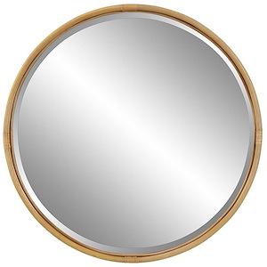 Drift Away - Round Mirror-41.75 Inches Tall and 41.75 Inches Wide