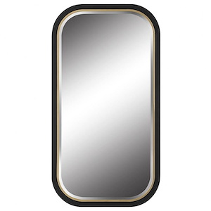 Nevaeh - Curved Rectangular Mirror-43.25 Inches Tall and 23.25 Inches Wide