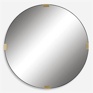 Clip - Round Mirror-42.5 Inches Tall and 42.5 Inches Wide