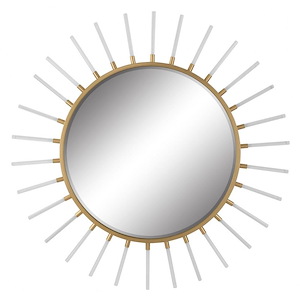 Oracle - Round Starburst Mirror-55.25 Inches Tall and 55.25 Inches Wide