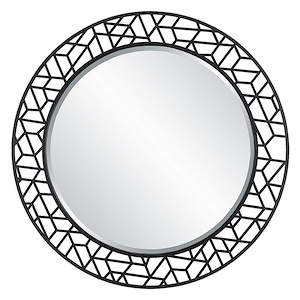 Mosaic - Round Mirror-40 Inches Tall and 40 Inches Wide