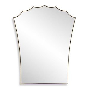 Monarch - Scalloped Arched Vanity Mirror-30.5 Inches Tall and 24 Inches Wide