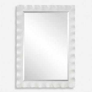 Haya - Scalloped Mirror-40 Inches Tall and 28.25 Inches Wide - 1339737