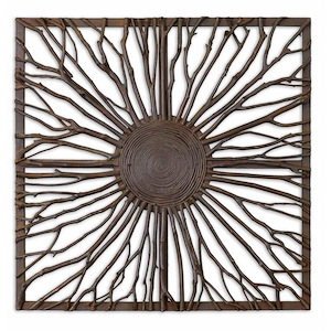 Josiah - 26.88 inch Square Wall Art - 26.88 inches wide by 2 inches deep - 244762