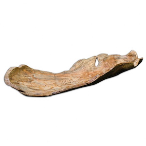 Teak - 26.75 inch Bowl - 26.75 inches wide by 9.75 inches deep