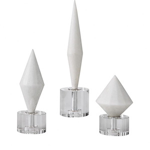 Alize - 14 inch Sculpture (Set of 3) - 3.5 inches wide by 3.5 inches deep - 897665