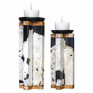 Illini - 15.5 inch Candle Holders (Set of 2)