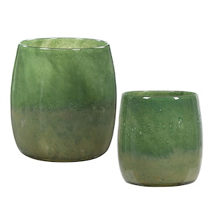 Matcha - 8.5 inch Vase (Set of 2) - 8.5 inches wide by 8.5 inches deep