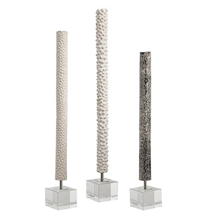 Makira - 28.75 inch Cylindrical (Set of 3) - 3.5 inches wide by 3.5 inches deep