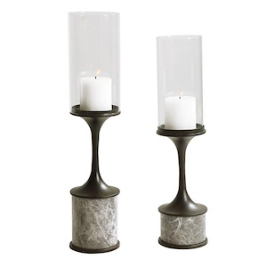 Deane - 22 Inch Candleholder (Set of 2) - 4.75 inches wide by 4.75 inches deep