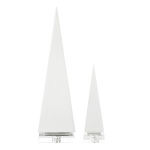 Great Pyramids - Sculpture (Set of 2)-19.25 Inches Tall and 5.25 Inches Wide