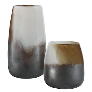 Desert Wind - Vase (Set of 2)-12.25 Inches Tall and 6.5 Inches Wide
