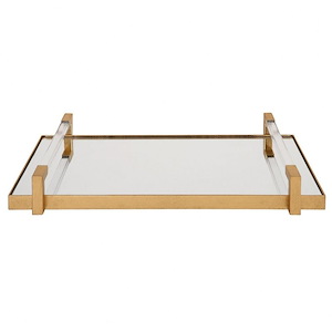 Deki - Mirrored Tray-3.13 Inches Tall and 23.75 Inches Wide