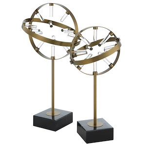 Realm - Sculpture (Set of 2)-21.5 Inches Tall and 10.63 Inches Wide