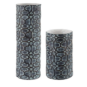 Baltra - Vase (Set of 2)-17.75 Inches Tall and 6 Inches Wide