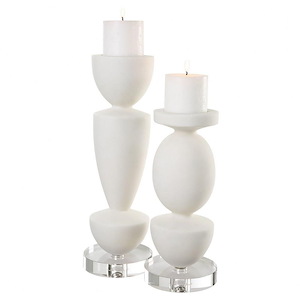Lido - Candleholder (Set of 2)-16 Inches Tall and 5 Inches Wide