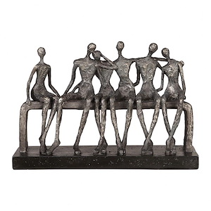 Camaraderie - 14.5 inch Figurine - 14.5 inches wide by 4.25 inches deep