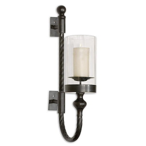 Garvin Twist - 26.75 inch Metal Candle Wall Sconce