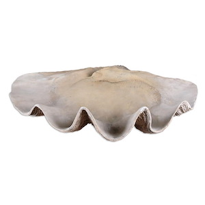 Clam - 22.88 inch Shell Bowl - 22.88 inches wide by 13.38 inches deep