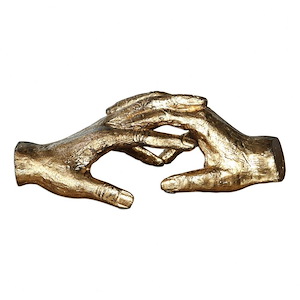 Hold My Hand - 9 inch Sculpture - 9 inches wide by 4.5 inches deep
