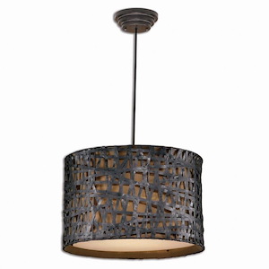 Alita  Pendant 3 Light Silkened Bronze - 22 inches wide by inches deep - 196040