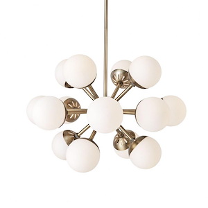 Droplet - 16 Light Chandelier-17.13 Inches Tall and 28.13 Inches Wide