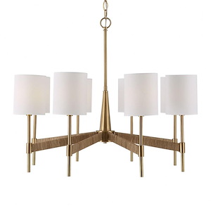 Lautoka - 8 Light Chandelier-26 Inches Tall and 32 Inches Wide